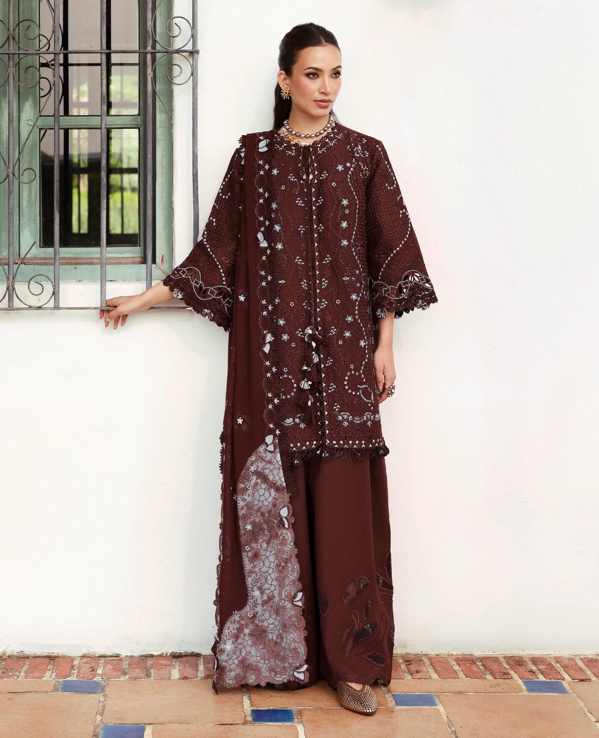 Republic Womenswear | Embroidered Pret Vol-ll '26 | Marigold Grace