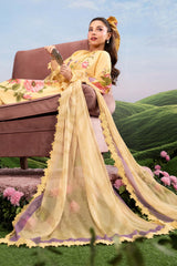 Maria B | M Basics Dreamscape Eid Lawn | MB-CUSV14-04B