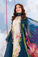 Maria B | M Basics Dreamscape Eid Lawn | MB-CUSV14-05B