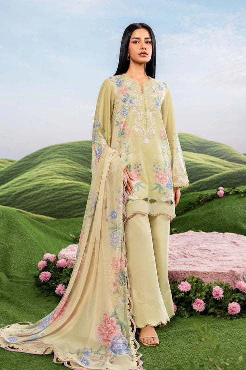 Maria B | M Basics Dreamscape Eid Lawn | MB-CUSV14-11A