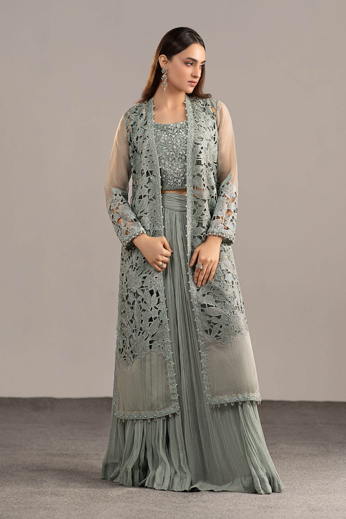 Maria B | Luxury Formals | MGL-EF26-01-Ice Blue