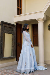 Wahajmkhan | Bahar Begum Formals | BABY BLUE BAHAR