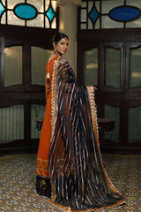 Wahajmkhan | Bahar Begum Formals | SAPPHIRE BURNT ANGARKHA