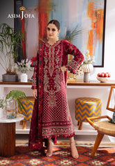 Asim Jofa | Uraan Lawn Chiffon Collection | AJUR-04
