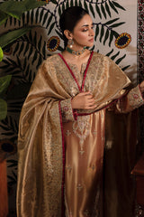 Mushq | Sunehri Lama Silk | Aleha | Zayan Clothing UK