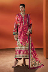 Maria B | Silk Prints | Satin Silk Suit SS-01