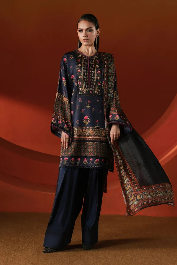 Maria B | Luxury Pret Pre Fall | MPS-EF26-07R1-Blue