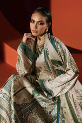 Maria B | Luxury Pret Pre Fall | MPS-EF26-10R1-Beige and Green