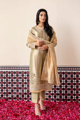 Mushq | Sunehri Lama Silk | Soraya | Zayan Clothing UK