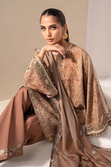 Maria B | Luxury Formals | MST-EF26-18-Brown