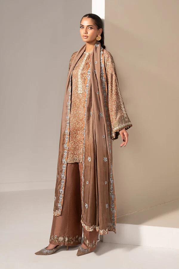 Maria B | Luxury Formals | MST-EF26-18-Brown