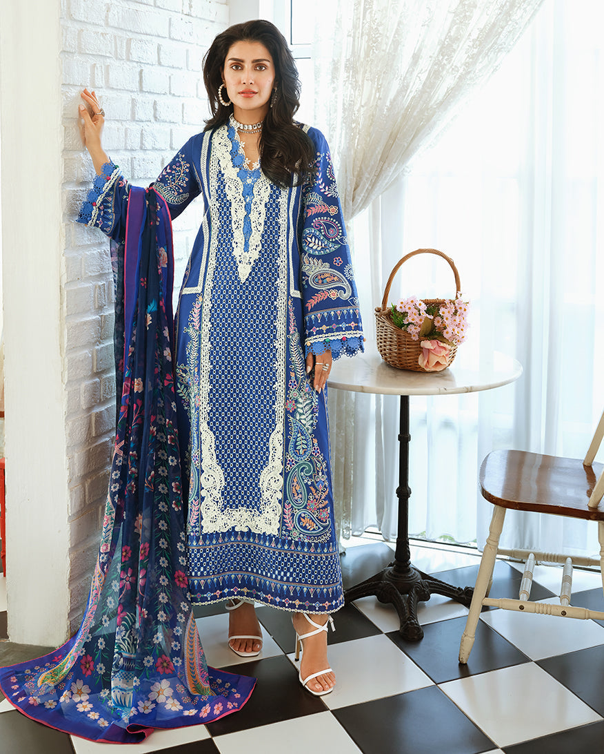 Mushq | Amoi Luxury Lawn | Moonlit Dreams | Zayan Clothing UK