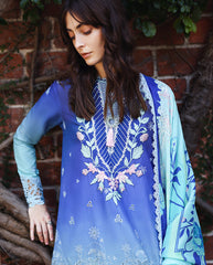 Mushq | Solace Ombre Chikankari | Moonlit Ease