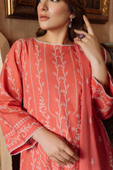 Sahar | Festive Edit Ready to Wear | Gilded Coral - RTW