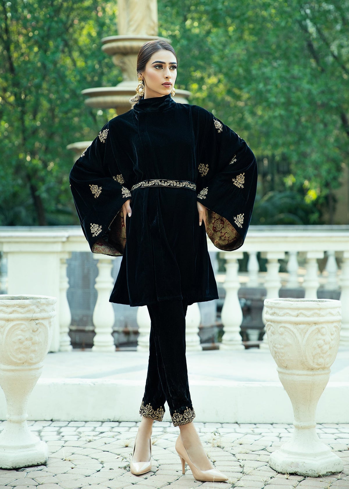 Purple Haze | Velvet Formals |  Black velvet Jacket