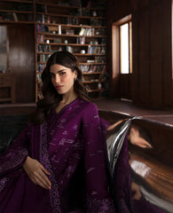 Republic Womenswear | Premium Pret 25 | RPP-06 (Prune de myrtille) | Zayan Clothing UK