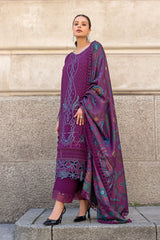 Rangrasiya | Carnation Winter Shawl | Freya