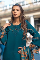Rangrasiya | Carnation Winter Shawl | Erica
