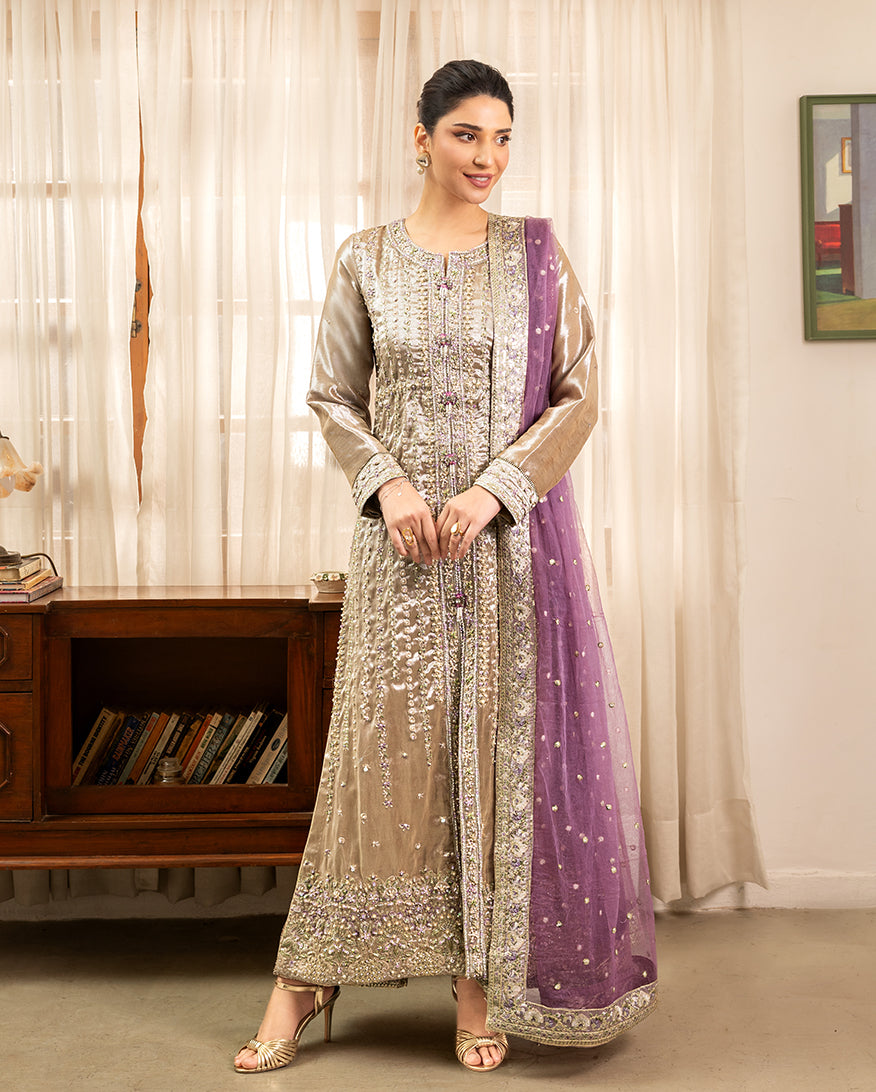 Mushq | Sunehri Lama Silk | Rumsha | Zayan Clothing UK