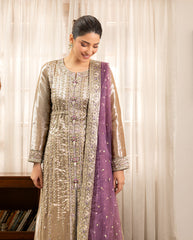 Mushq | Sunehri Lama Silk | Rumsha | Zayan Clothing UK