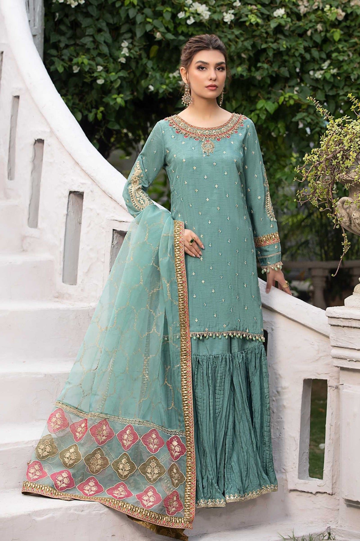 Maria B | Luxury Formals | SF-EA23-18R1-Ferozi