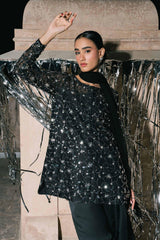 Maria B | 3 Piece Embroidered | SF-EA26-01-Black
