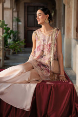 Maria B | 3 Piece Embroidered | SF-EA26-03-Peach