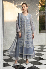 Maria B | Modern Archives | 3 Piece Embroidered Organza Suit