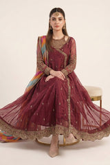 Maria B | Luxury Formals | SF-EF26-08-Maroon