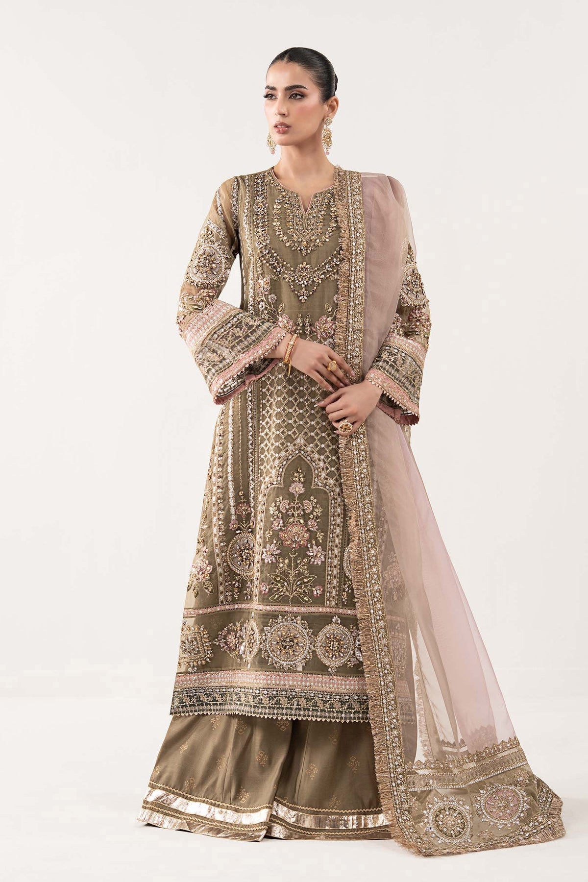 Maria B | Luxury Formals | SF-EF26-10-Coffee