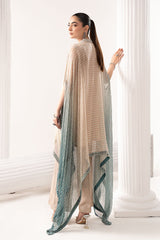 Maria B | Luxury Formals | SF-EF26-11-Beige and Green