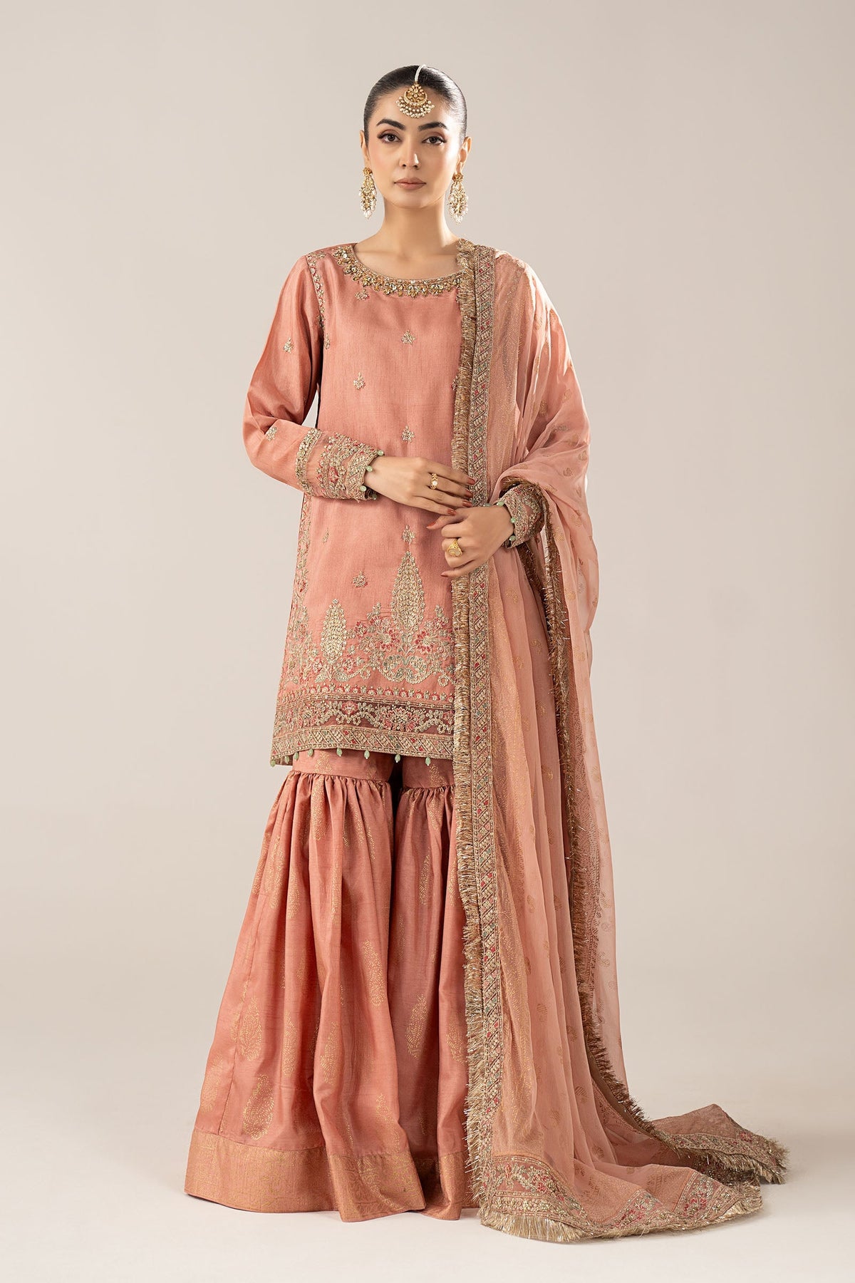Maria B | Luxury Formals | SF-EF26-28-Peach