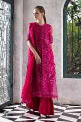 Maria B | Modern Archives | 3 Piece Embroidered Organza Suit