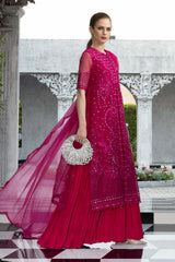 Maria B | Modern Archives | 3 Piece Embroidered Organza Suit