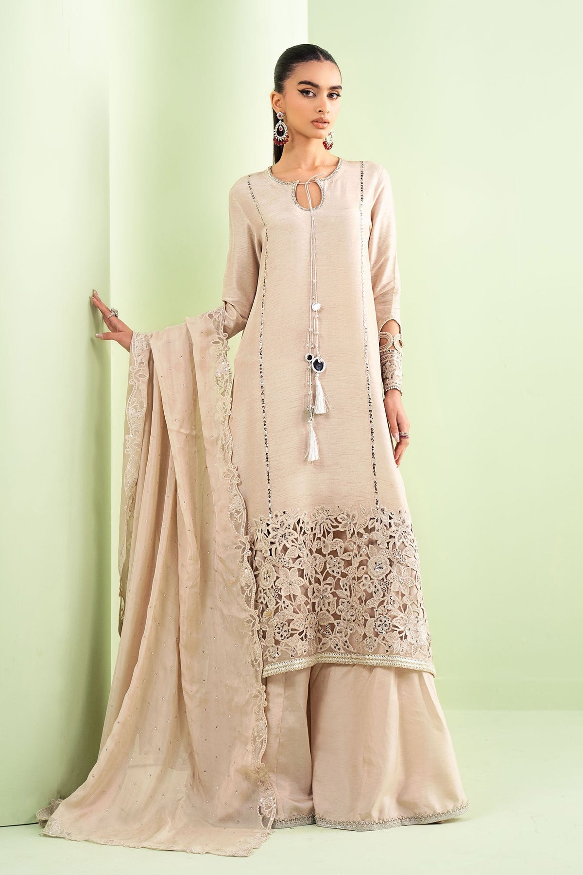 Maria B | Luxury Formals | SF-EF26-63-BEIGE