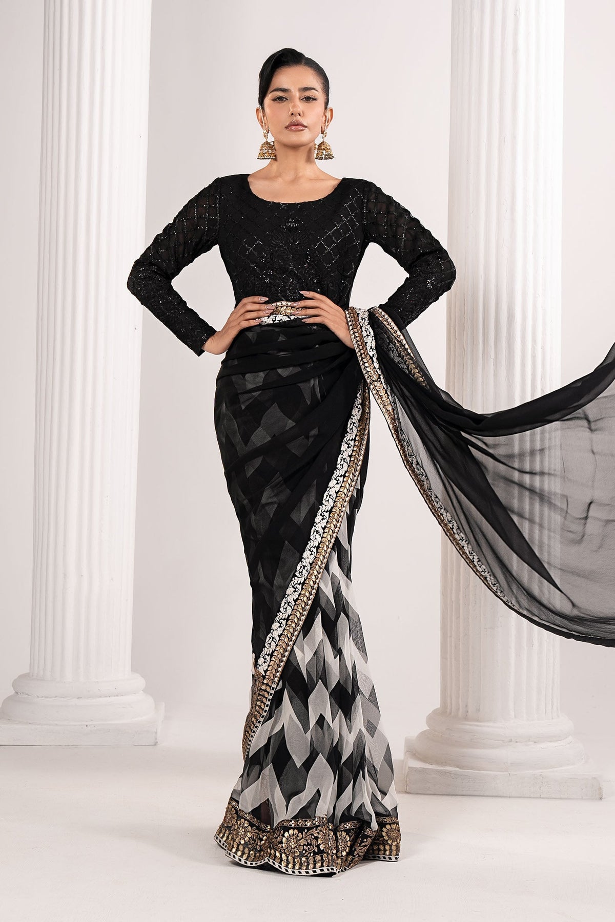Maria B | Luxury Formals | SF-EF26-74-Black