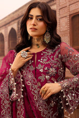 Motifz | Bridal Couture | 0013-HEER EMBROIDERED ORGANZA STITCHED