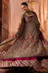 Motifz | Bridal Couture | 0020-NAURATAN EMBROIDERED MESSORI STITCHED