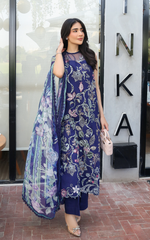 Asifa and Nabeel | Summer Lawn 26 | Scarlet Blue (SL26-04)
