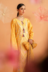 Imrozia Premium | Amelia Printed Silk | SP-156 Sunlit Aura