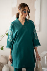Sahar | Ready to Wear | Teal Ivy