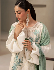 Elaf Premium | E Craft Chikankari 26 |EHC-1A VANILLA