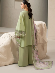 Elaf Premium | E Craft Chikankari 26 | EHC-6A BASIL