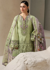 Elaf Premium | E Craft Chikankari 26 | EHC-6A BASIL