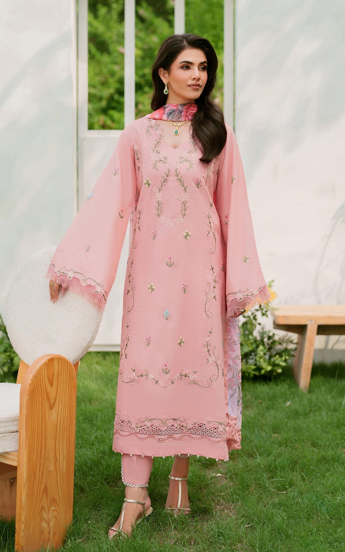 Asifa and Nabeel | Eden Cambric 25 | Serene Blush ECU25-01