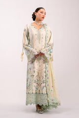 Qalamkar | Luxe Silk 26 | QSL-01 AZURE
