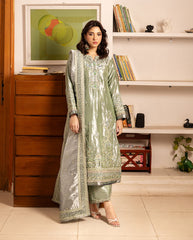 Mushq | Sunehri Lama Silk | Tabeer | Zayan Clothing UK