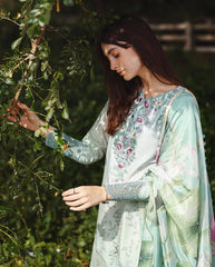 Mushq | Solace Ombre Chikankari | Tranquil Muse