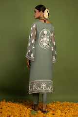 Wardha Saleem | Luxury Pret Traditional Wear | SHAJAR - AARI WORK (2 PC)