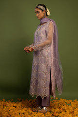 Wardha Saleem | Luxury Pret Traditional Wear | SARAAB - LILAC HEAVY FORMAL (2 PC)